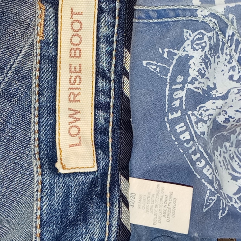 Low rise bootcut
